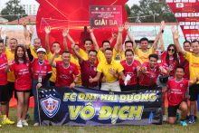 8 đội bóng tranh tài tại vòng chung kết giải vô địch bóng đá Doanh nhân trẻ toàn quốc lần thứ V năm 2022