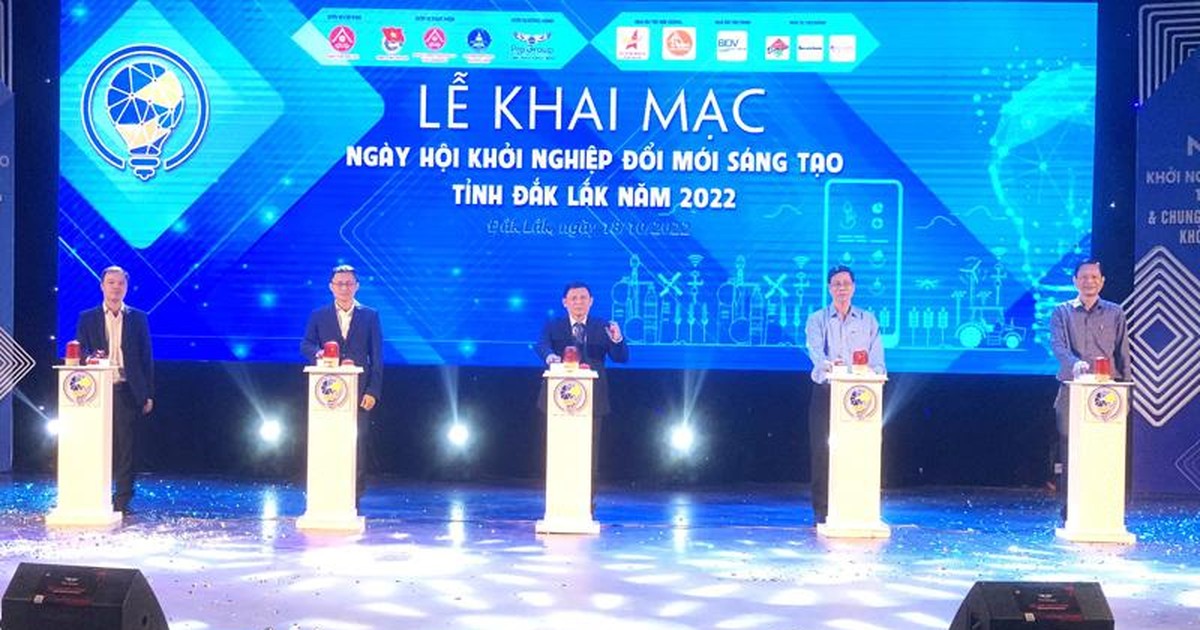 Khai Mạc Ngày Hội Khởi Nghiệp Đổi Mới Sáng Tạo Tỉnh Đắk Lắk 2022