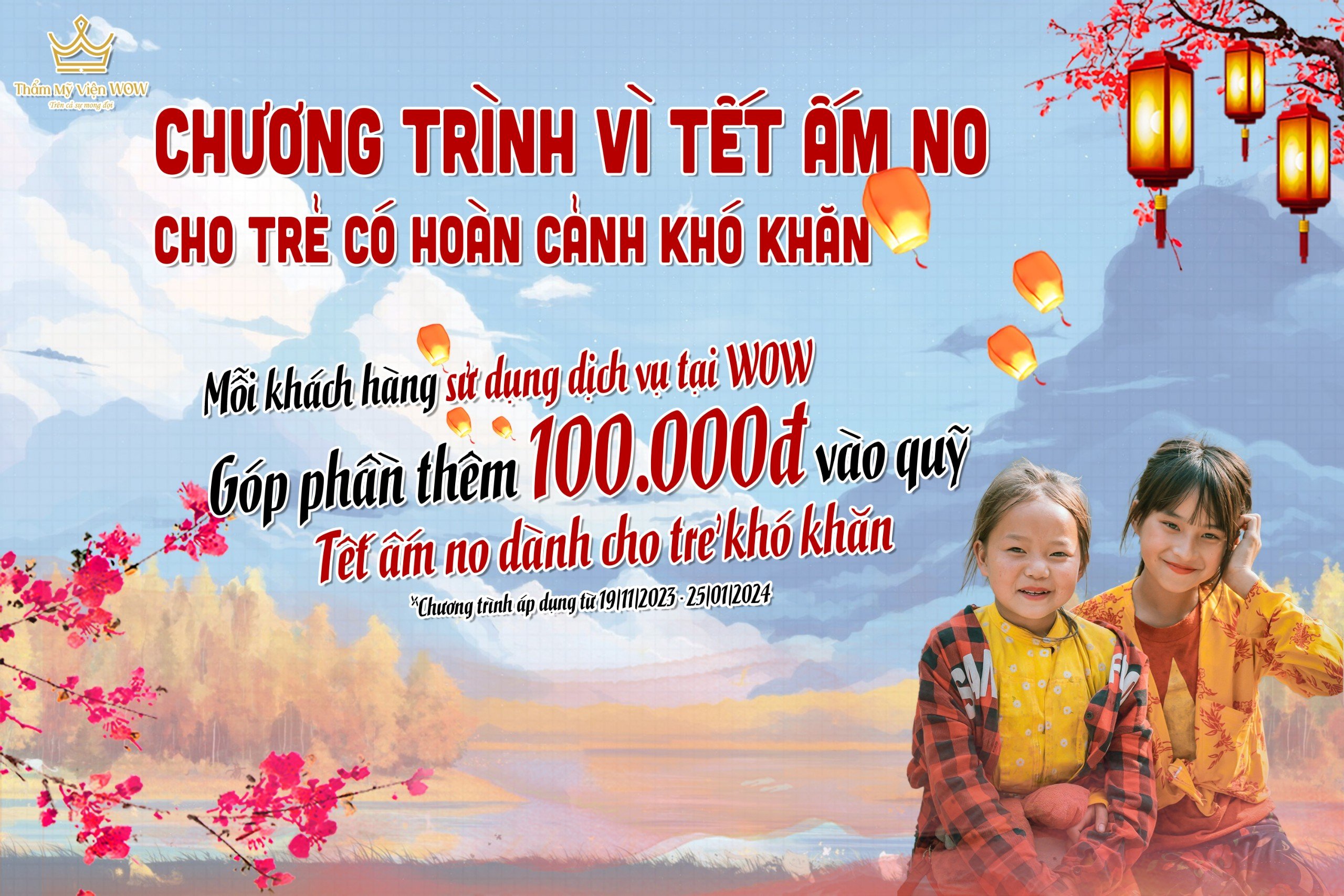 Tết Ấm No 2024 - Nụ cười sưởi ấm trái tim trẻ em khó khăn