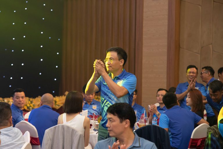 Shark Trần Anh Vương tại giải bóng đá Doanh nhân trẻ toàn quốc lần thứ V năm 2022