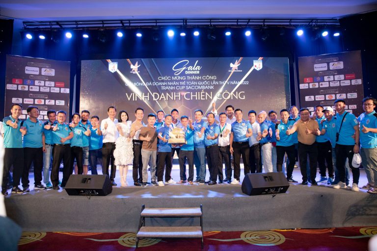 Giải bóng đá Doanh nhân trẻ toàn quốc lần thứ V năm 2022 thành công tốt đẹp