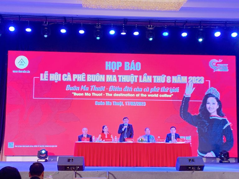 Họp báo Lễ hội cà phê Buôn Ma Thuột lần thứ 8 năm 2023 tại TP. Buôn Ma Thuột, Đắk Lắk