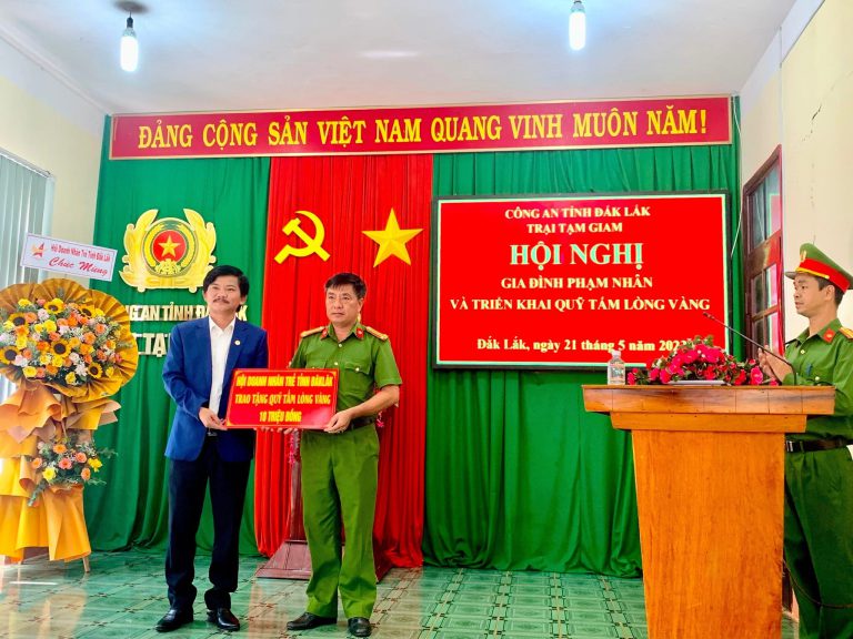 Trại tạm giam Công an tỉnh tổ chức Hội nghị gia đình phạm nhân và triển khai “Quỹ tấm lòng vàng”