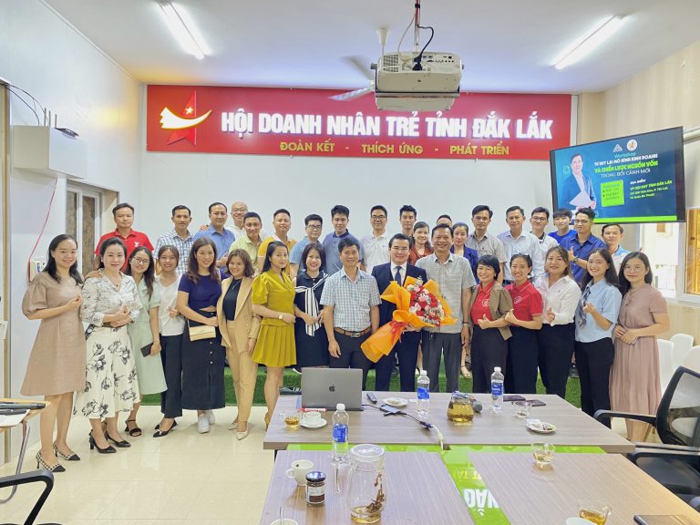 HỘI DOANH NHÂN TRẺ TỈNH ĐẮK LẮK TỔ CHỨC CHƯƠNG TRÌNH WORKSHOP VỚI CHỦ ĐỀ “TƯ DUY LẠI MÔ HÌNH KINH DOANH VÀ CHIẾN LƯỢC NGUỒN VỐN TRONG BỐI CẢNH MỚI”