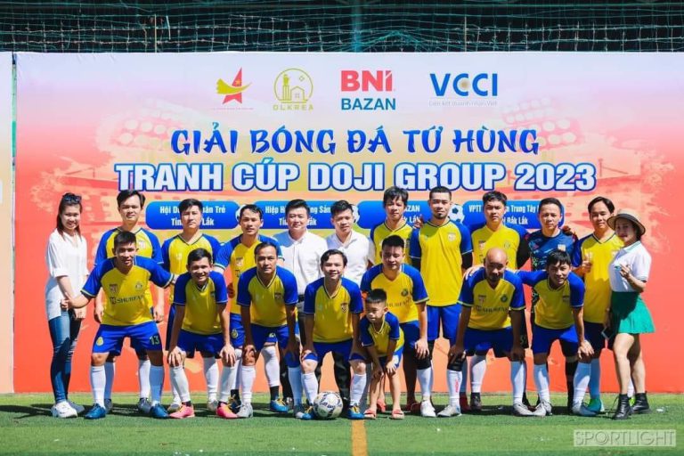 CHÚC MỪNG GIẢI BÓNG ĐÁ CÚP TỨ HÙNG TRANH CÚP DOJI GROUP LẦN THỨ I-2023 THÀNH CÔNG TỐT ĐẸP
