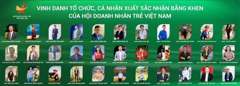 LỄ TỔNG KẾT HOẠT ĐỘNG HỘI DOANH NHÂN TRẺ TỈNH ĐẮK LẮK 2023 VÀ PHƯƠNG HƯỚNG NHIỆM VỤ 2024