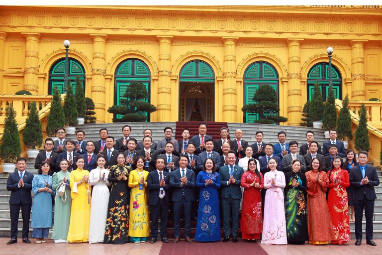 Quyền Chủ tịch nước Cộng hòa Xã hội chủ nghĩa Việt Nam gặp mặt Hội Doanh nhân trẻ Việt Nam nhân dịp Tháng Thanh niên 2024