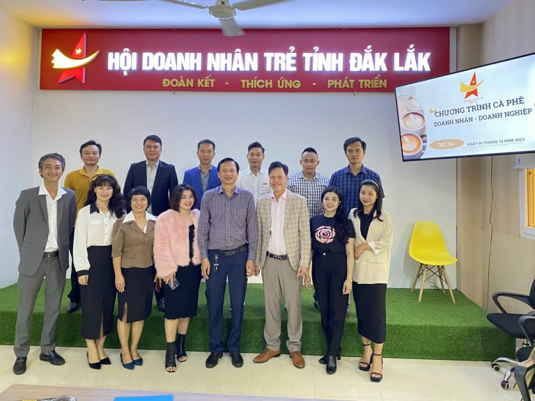 Hội Doanh Nhân Trẻ Tỉnh Đắk Lắk tổ chức chương trình cà phê doanh nhân