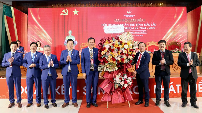 Đại hội Hội doanh nhân trẻ tỉnh Đắk Lắk khóa VIII, nhiệm kỳ 2024 – 2027